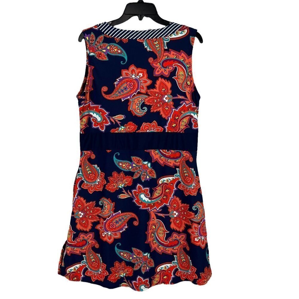 Mazu Swim Womens Cover Up Paisley Floral Print Beach Stretch Medium - Picture 7 of 11